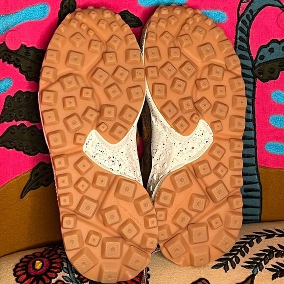 Flower Mountain x YMC Suede Kotetsu Trainers in Brown Eco Shearling - Picture 3 of 7